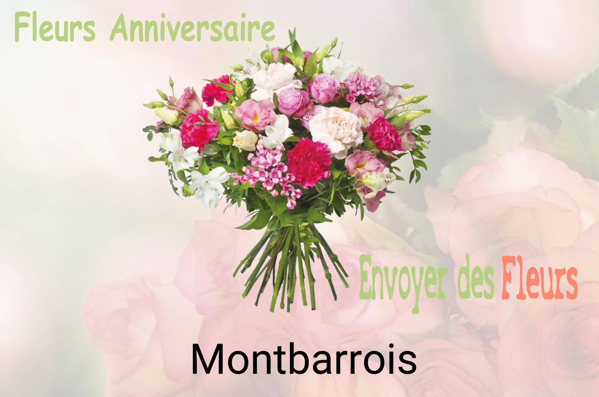 Bouquet de fleurs d’anniversaire livré à Montbarrois
