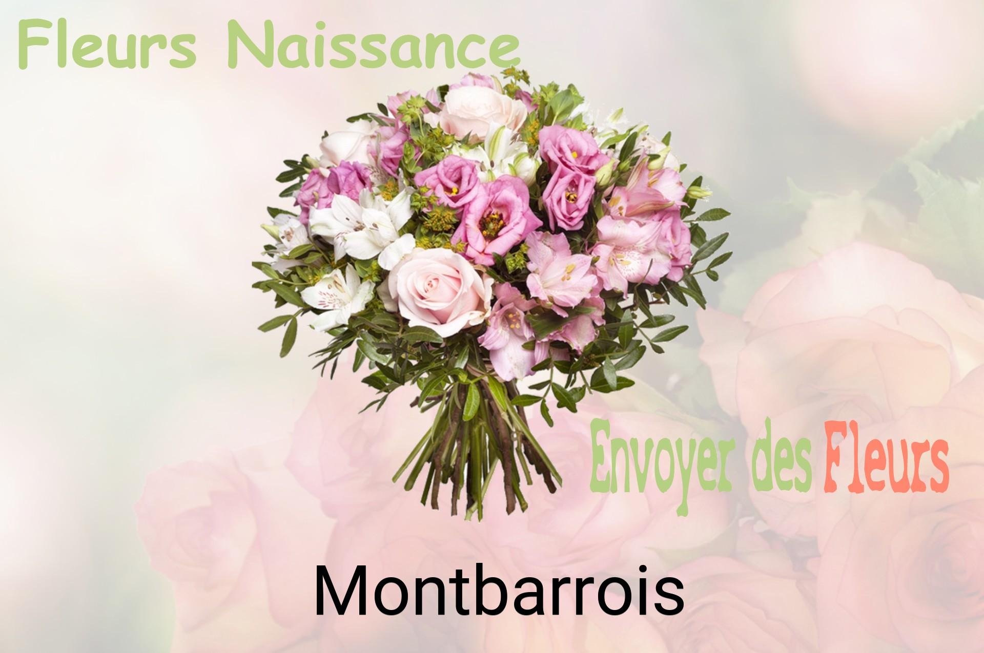 Bouquet de fleurs de naissance livré à Montbarrois